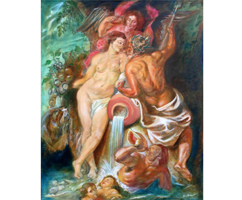 Venus & Neptun nach Rubens